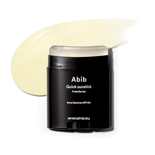 Abib Quick Sunstick Protection Bar SPF50+ 0.77 oz / 22 g (Glowing) | Korean Suncreen Stick Suncare Sunblock, No Whitecast, Protector Solar Barra, Centella Asiatica Extract, Aloe Extract - Image 1