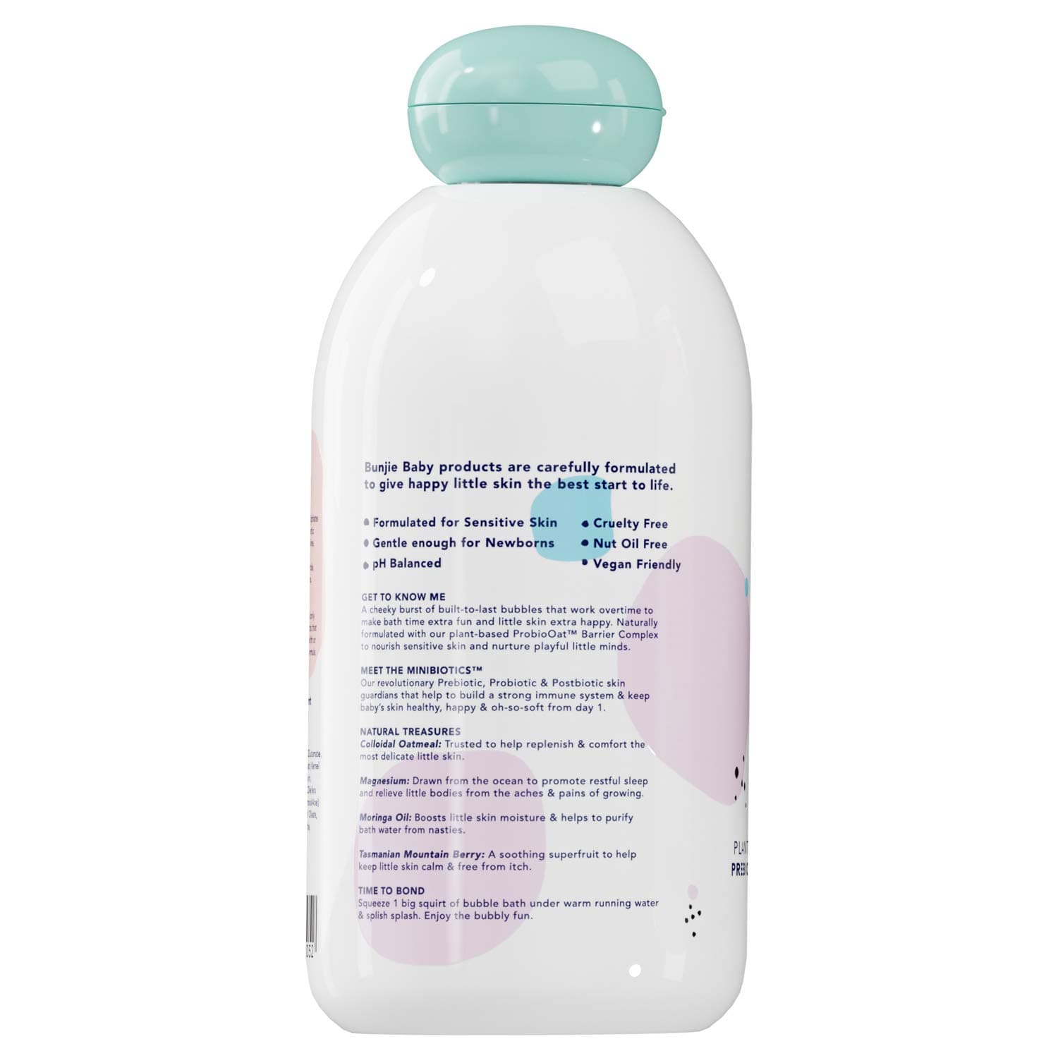Bunjie - Hide and Squeak Bubble Bath - Prebiotic and Probiotic Baby Skincare, 300ml thumbnail 3
