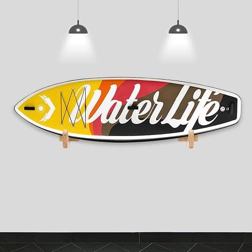 TWO STONES Surfboard Racks for The Wall, Surfboard Rack Hanger Works as a Shortboard, Skimboard & Longboard Hanger or Stand Indoor or Outdoor thumbnail 6