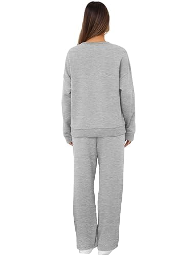 XIEERDUO Sweatsuits Women 2 Piece Outfit Matching Lounge Sets Fall Outfits 2025 Fashion Clothing Crewneck Track Suits thumbnail 5