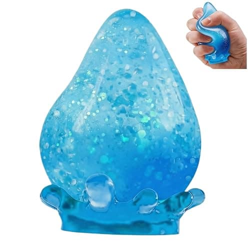 Dream Drop Squeeze Squishies,Soft Fidget Stress Ball,Malt Sugar Squishy Stress 2026 New Slow Rise Relief Fidget Sensory for Anxiety Stress Party Favors Blue-1 - Image 1