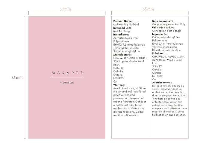 Makartt Poly Nail Gel White Hem-Free 50ML Nail Extension Builder for French Manicure, Hard Gels for Nails Strengthener Long-Lasting Salon Nail Art Design Easy DIY at Home thumbnail 9
