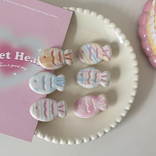 6 Pcs Small Fish Hair Clip, Colorful Fish Design, Cute & Fun Mini Hair Accessories for Women Girls (Color clip) thumbnail 7