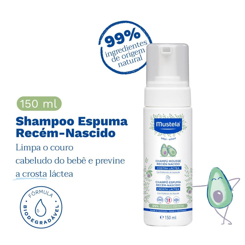 Mustela Kit Essenciais Bebê e Criança - Gel Lavante 200ml + Shampoo Recém-Nascido 150ml + Hydra Bebê 100ml + Água de Limpeza 100ml + Creme Vitaminado Preventivo De Assaduras 54g - Edição limitada thumbnail 7