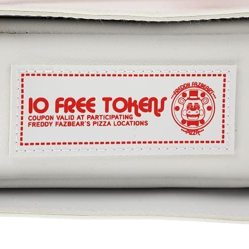 Five Nights At Freddy's Freddy Fazbear's Pizza Box White 12.5" Novelty Crossbody Bag thumbnail 6