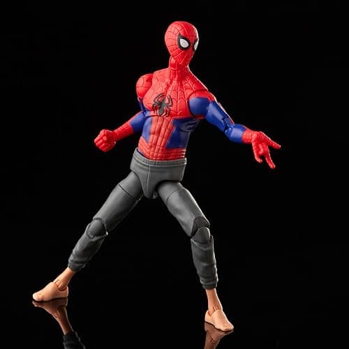 Spider-Man Marvel Legends Series Across The Spider-Verse Peter B Parker 6-inch Action Figure Toy, 2 Accessories thumbnail 5
