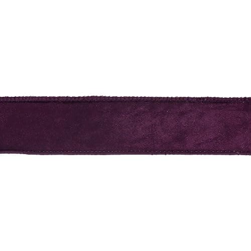 MEEDEE Purple Velvet Ribbon - 1.5 Inch, 25 Yards Crushed Velvet Spool - Halloween Wired Ribbon for Wreaths, Bows & Tree Garlands thumbnail 8