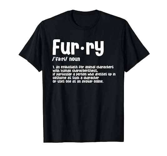 Fursuit Noun Animal Costume Furries Fursuiter Cosplayer T-Shirt - Image 1