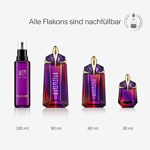 MUGLER Alien Hypersense Eau de Parfum, Damen-Parfum, Fruchtiger, holziger und blumiger Duft, Hypermodern und hyperfeminin, Nachfüllbar - 30 ml (1er Pack) thumbnail 4