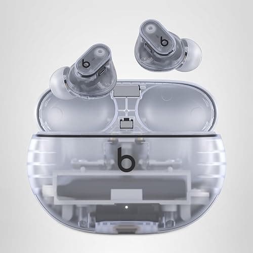 Beats Studio Buds + | True Wireless Noise Cancelling Earbuds, Enhanced Apple & Android Compatibility, Built-in Microphone, Sweat Resistant Bluetooth Headphones, Spatial Audio - Transparent thumbnail 8