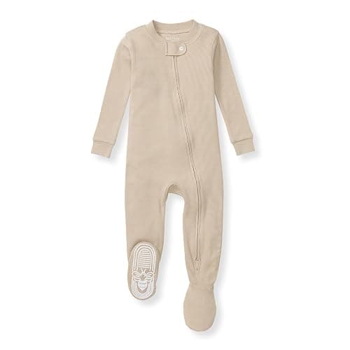 Burt's Bees Baby baby-boys Sleeper Pjs, 100% Organic Cotton, One-piece Footie, Zip Up Jumpsuit, Snug Fit Pajamas - Image 1