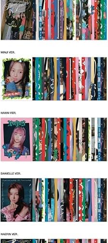 NewJeans OMG 1st Singile Album Message Card Version CD+Photobook+Message Card+Lyrics book+Photocard+Sticker+Tracking (6 Version SET) thumbnail 2