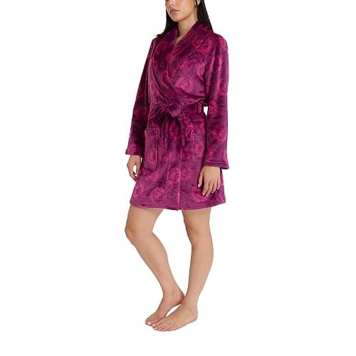 Juicy Couture Women's Super Soft Luxe Plush Shawl Collar Robe thumbnail 2