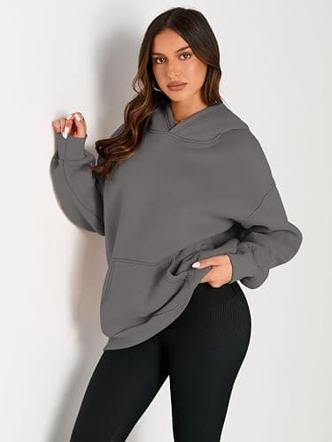 EFAN Womens Hoodies Oversized Sweatshirts Pullover Fleece Sweaters Long Sleeve Winter Fall Outfits Fashion Y2k Clothes thumbnail 2