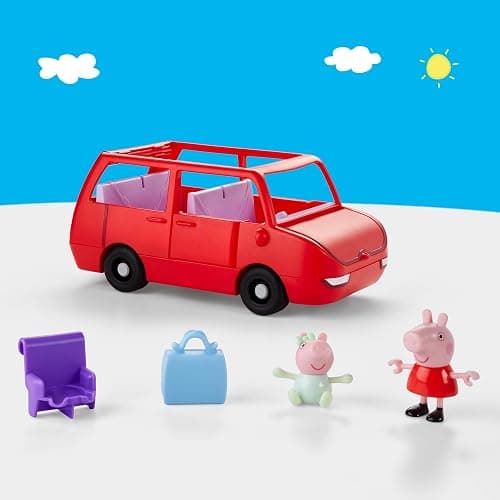 PEPPA PIG Peppa's Big Family Car with 2 Figures (Fits 5), Toy Car Playset for Girls and Boys 3 and Up thumbnail 4