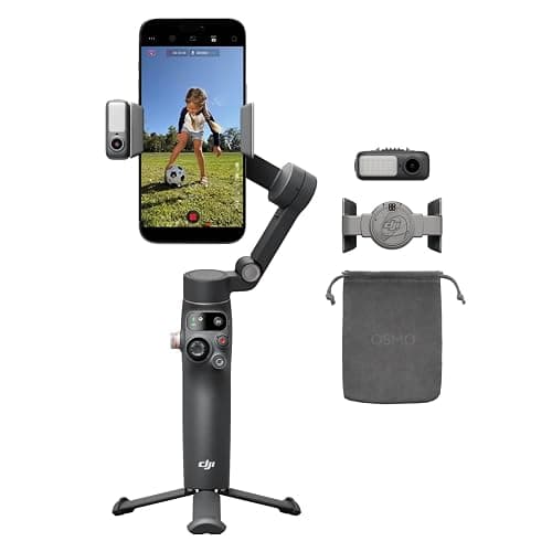 DJI Osmo Mobile 8 Advanced Tracking Combo Gimbal Stabilizer for Phone, AI Native Tracking with Audio & Lighting, 360° Pan Rotation, Built-in Extension Rod & Tripod, 10h Battery, Extension Rod - Image 1