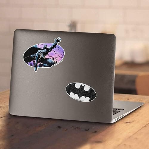 Popfunk Batman Winged Skull Logo All Over T-Shirt thumbnail 4