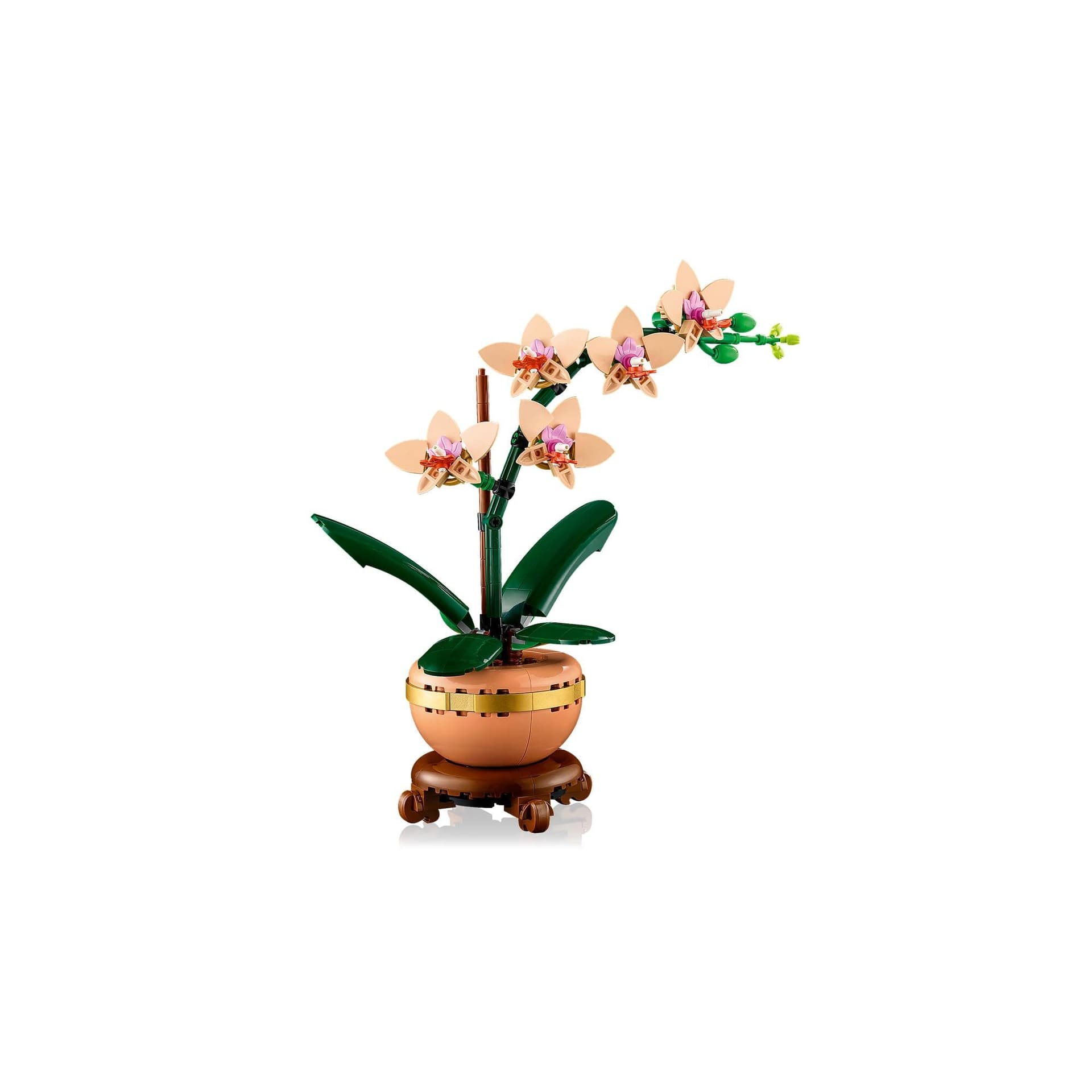 LEGO Botanicals Mini Orchid Artificial Plant Craft Kit for Adults, Model Building Set with Faux Flowers in a Terracotta Style Flowerpot, Office or Home Decor Treat for Women and Men 10343 thumbnail 7