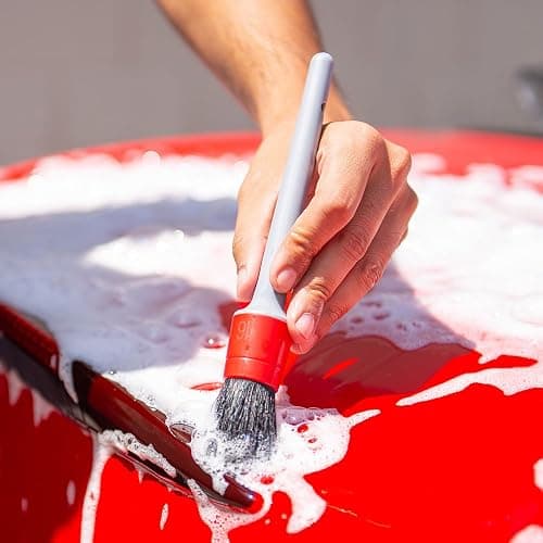 Chemical Guys All in the Details Exterior Detailing Brushes - 3-Piece Soft Scratch-Free Brushes for Wheels, Bumpers, Grilles, Badging & Tight Exterior Gaps on Cars, Trucks, SUVs & More thumbnail 10