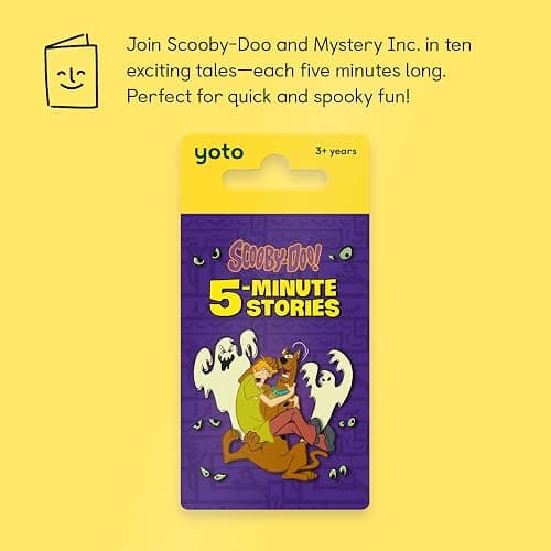 YOTO Scooby-Do 5 Minute Stories - Kids Audio Card for Use with Player & Mini All–in–1 Audio Player, Educational & Screen–Free Listening with Fun Playtime, Bedtime & Travel Stories, Ages 3+ thumbnail 2