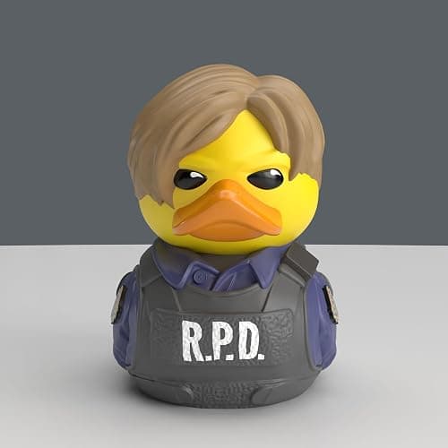 TUBBZ Mini: Resident Evil - Leon S Kennedy Figurine en Vinyle De Mini Canard en Cosplay thumbnail 4