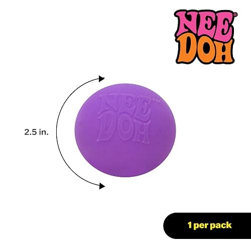 Schylling NeeDoh Original - Sensory Fidget Toy - Purple - Ages 3 to Adult , 1 Count ( Pack of 1) thumbnail 3