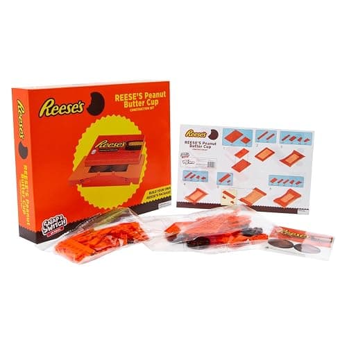 Snap & Switch Reese's Peanut Butter Cup Set - Buildable Candy Bar for Creative Play and Fun - Ages: 6+ thumbnail 3