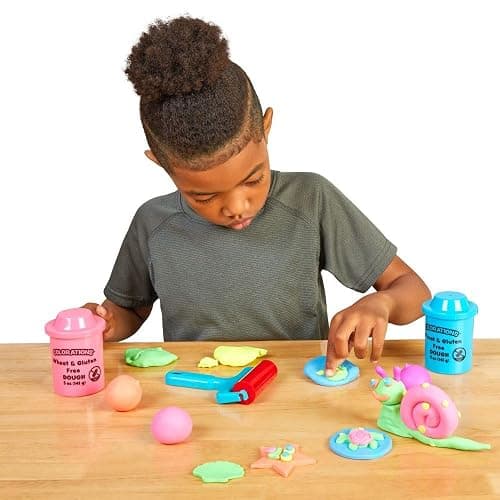 Colorations Wheat & Gluten Free Neon Dough - 6 Colors (2 oz Each) | Non-Toxic, Play Dough, Bulk Set, Sensory Kit, Party Favors, Classroom Pack thumbnail 7