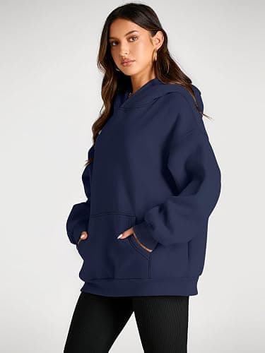 Trendy Queen Womens Oversized Hoodies Fleece Sweatshirts Fall Fashion Pullover Sweaters Winter Clothes thumbnail 3