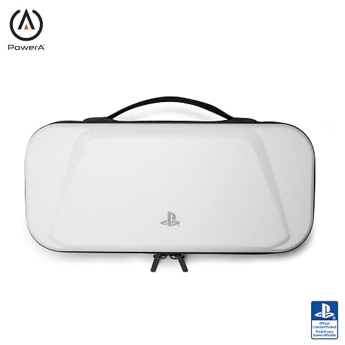 PowerA White Hard Shell Case for PlayStation Portal Remote Player, Officially Licensed - Image 1