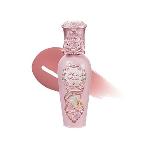 Flower Knows Midsummer Fairytales Coating Lip Lacquer,Glowy Non-Fading Lip Gloss,Hydrating Tinted Lip Oil for Girls&Women,Vegan & Cruelty Free,0.17Fl Oz(G04 To the Moon) - G04 To the Moon - 0.17 Fl Oz (Pack of 1)