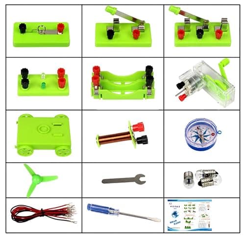 School Physics Labs Basic Electricity Discovery Circuit and Magnetismus Experiment for High School Students Gift Science Study Guide thumbnail 7
