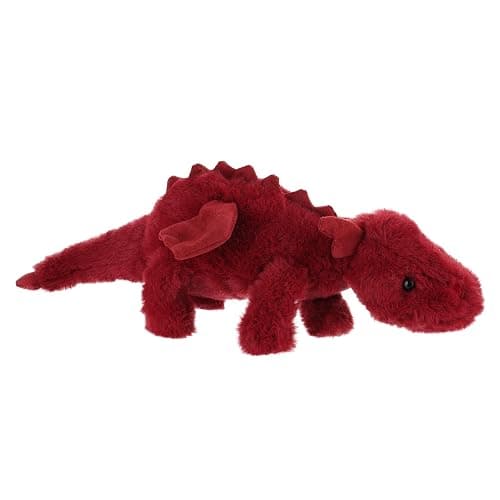 Apricot Lamb Lying Dragon Plush Stuffed Animals for Kids, Soft Cute Plush Toys for Baby Girl and Boy, Large Fluffy Lying Dragon Red thumbnail 6
