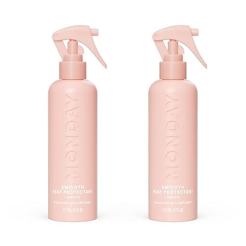 MONDAY HAIRCARE SMOOTH Heat Protectant with Keratin – 6 oz for a Smooth, Polished Finish(Pack of 2) - Image 1