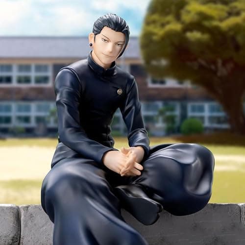 QAHEART 2Pcs JJK Figure Geto Suguru Figures JJK Sitting Figure Gojos Statue JJK Geto Suguru Action Figure Desktop Figurine 5.51IN thumbnail 2