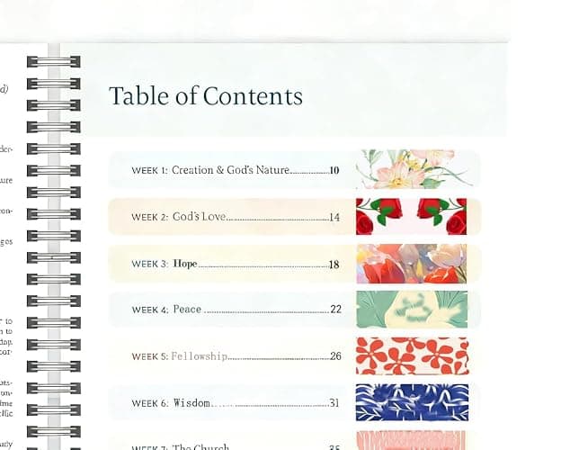 The Bible in a Year/52-Week Guided Bible Study & Daily Reading Plan/Spiritual Companion Journal for Adults Teens Notebook (11 * 8.5 inch) thumbnail 5