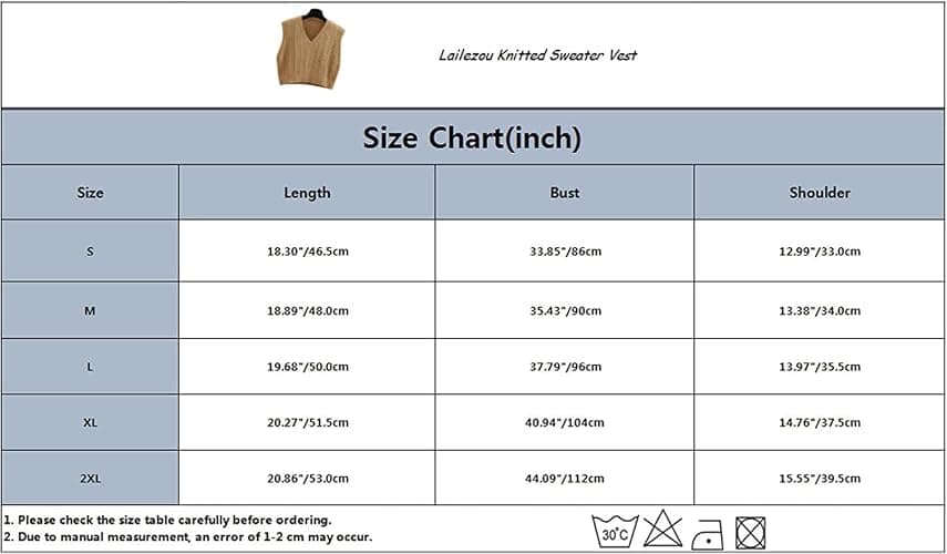Lailezou Women's V-Neck Knit Sweater Vest Solid Color Argyle Plaid Preppy Style Sleeveless Crop Knit Vest thumbnail 7