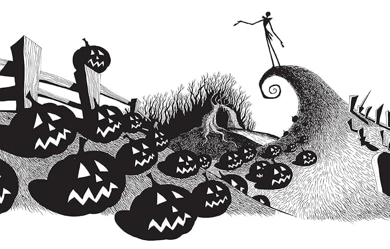 Disney Tim Burton's The Nightmare Before Christmas Colouring thumbnail 4