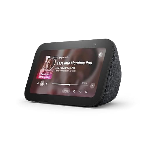 Amazon Echo Show 5 (newest model), Smart display with deeper bass and clearer sound, Charcoal, with Alexa+ Early Access - Image 1