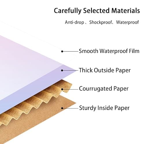 FORBFAN 9 x 6 x 4 Shipping Boxes, 30 Pack Corrugated Cardboard Mailing Boxes for Small Business, Colorful Packing Boxes for Shipping & Packaging thumbnail 4