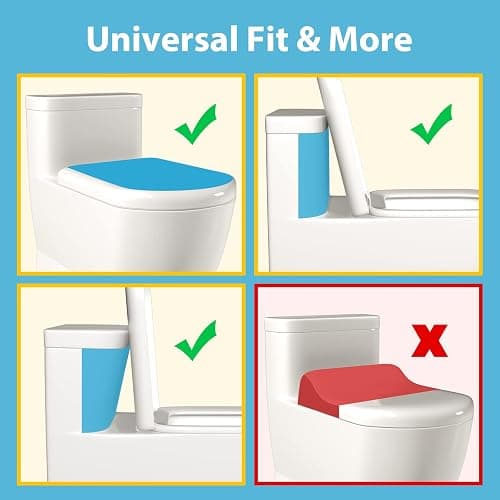 4our Kiddies Baby Toilet Lock (2 Pack) for Child Safety, Baby Proof Toilet Seat Lock with 2 Extra Pallet Fit for Most Standard Toilet, Easy Intallation Toilet Lid Lock with 2 Extra 3M Adhesive thumbnail 5