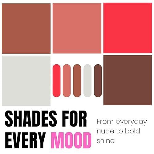 SYV MELLOR Glossy Lip Gloss for Women and Girls Hydrating Lip Shine Non Sticky Long Lasting Lip Plumper for Fuller Lips High Gloss Lip Glow Makeup Lip Gloss for Pouty Soft, Yum - Yum thumbnail 7