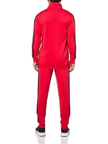 adidas Men's Basic 3-Stripes Tricot Track Suit thumbnail 2