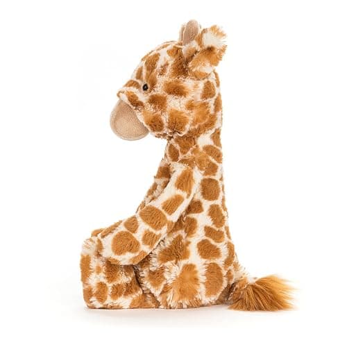 Jellycat Bashful Giraffe Stuffed Animal, Medium 12 inches - Safari Plush Toy - Classic Children's Gift thumbnail 4