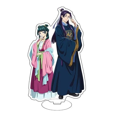 DJMANMENGG Maomao Figure Anime Apothecary Diaries Merch Jinshi Figure Acrylic Stand Desktop Ornament (1) - Image 1