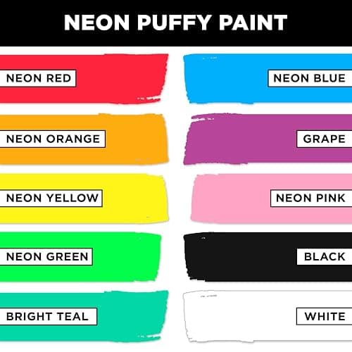 Tulip Puff Paint 20-Color Party Pack, Multi-Surface, Premium Quality, Nontoxic & Waterproof Craft Paint, Permanent on Fabric, Rainbow thumbnail 8