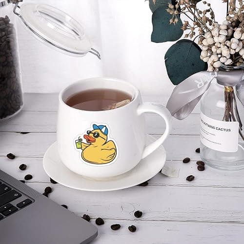 Cute Duck Stickers for Kids, Funny Animals Stickers for Boys Girls Teens Adults, 60PCS Cartoon Duck Vinyl Waterproof Stickers Bulk for Water Bottle Laptop Scrapbook Journal Phone Bike thumbnail 4