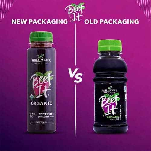 BEET IT Organic Beet Juice, 8.5 Ounce (Pack of 12) GMO-Free 100% Natural Beet Juice Organic - Gluten Free, No Added Sugar, Not from Concentrate thumbnail 2