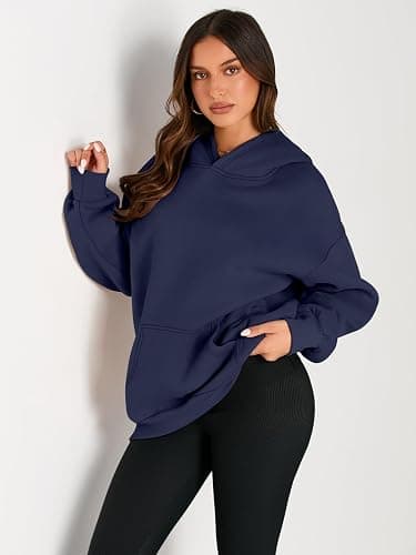 EFAN Womens Hoodies Oversized Sweatshirts Pullover Fleece Sweaters Long Sleeve Winter Fall Outfits Fashion Y2k Clothes thumbnail 2