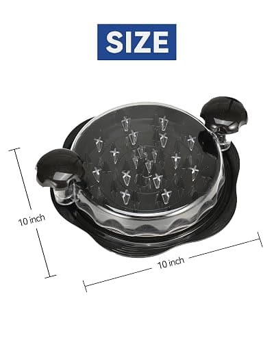 Chicken Shredder Tool Twist for Kitchen, Manual Chicken Breast Grinder Machine for Ground Food, Meat & Vegetables (Elegant Black) - Elegant Black thumbnail 2